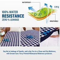 Comfortable Terry Cotton Waterproof Dust-Proof Mattress Cover for Single Size Bed-thumb4