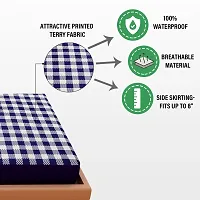 Comfortable Terry Cotton Waterproof Dust-Proof Mattress Cover for Single Size Bed-thumb3