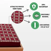 Comfortable Terry Cotton Waterproof Dust-Proof Mattress Cover for Queen Size Bed-thumb3