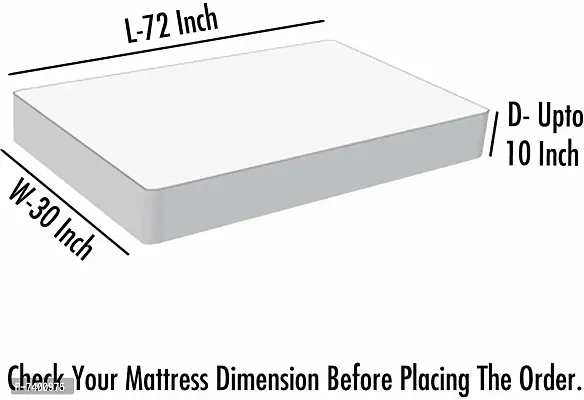 Comfortable Terry Cotton Waterproof Dust-Proof Mattress Cover for Single Size Bed-thumb4