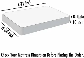 Comfortable Terry Cotton Waterproof Dust-Proof Mattress Cover for Single Size Bed-thumb3