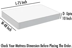 Comfortable Terry Cotton Waterproof Dust-Proof Mattress Cover for Single Size Bed-thumb3