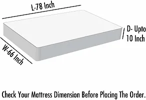 Comfortable Terry Cotton Waterproof Dust-Proof Mattress Cover for Queen Size Bed-thumb3
