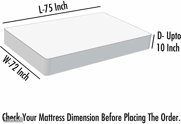 Comfortable Terry Cotton Waterproof Dust-Proof Mattress Cover for King Size Bed-thumb4