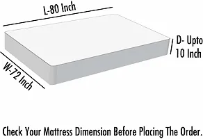 Comfortable Terry Cotton Waterproof Dust-Proof Mattress Cover for King Size Bed-thumb1