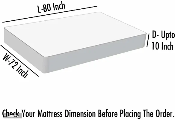 Comfortable Terry Cotton Waterproof Dust-Proof Mattress Cover for King Size Bed-thumb2