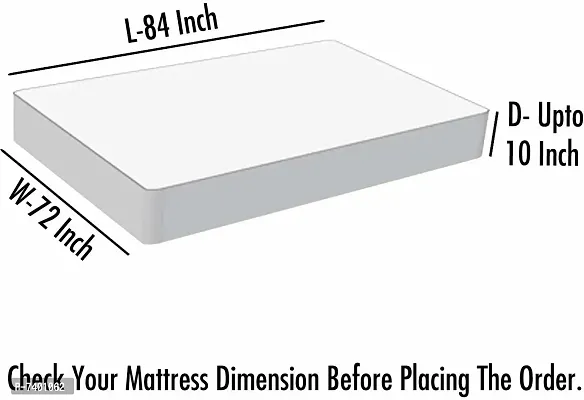 Comfortable Terry Cotton Waterproof Dust-Proof Mattress Cover for King Size Bed-thumb4