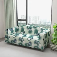 Classic Polyester Spandex Sofa Cover , Printed Big Elasticity Cover for Couch and Recliner , Flexible Stretch Sofa Slipcover for Three Seater (185-230cm)-thumb1