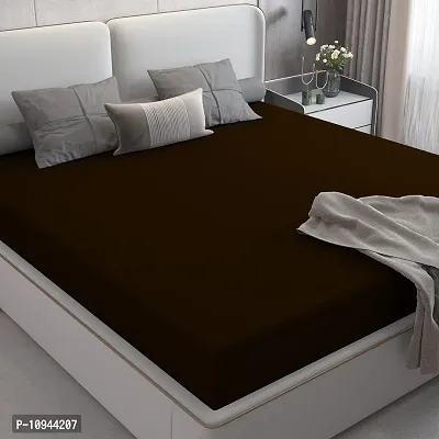 Waterproof Dust-Proof Mattress Cover For Queen Size Bed , Coffee, 66 x 72, Terry Cotton-thumb0