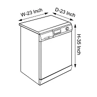 Lithara PVC Top Load Washing Machine Cover for Samsung Ifb LG Godrej Whirlpool Bosch 6 Kg, 6.2 Kg, 6.5 Kg, 7 Kg | Size : 58.4 x 58.4 x 88.9 Cm | (Maroon)-thumb4