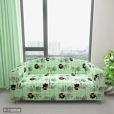 Classic Polyester Spandex Sofa Cover , Printed Big Elasticity Cover for Couch and Recliner , Flexible Stretch Sofa Slipcover for Four Seater (230-300cm)-thumb3