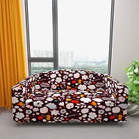 Classic Polyester Spandex Sofa Cover , Printed Big Elasticity Cover for Couch and Recliner , Flexible Stretch Sofa Slipcover for Three Seater (185-230cm)-thumb2