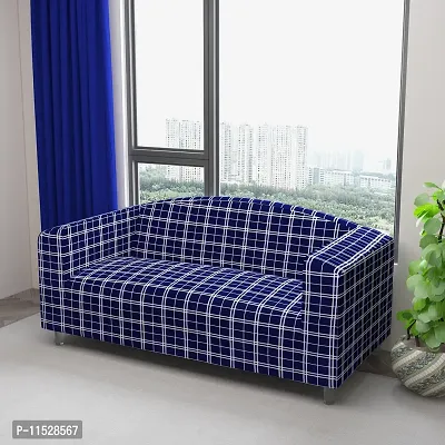 Classic Polyester Spandex Sofa Cover , Printed Big Elasticity Cover for Couch and Recliner , Flexible Stretch Sofa Slipcover for Four Seater (230-300cm)-thumb2