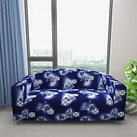 Classic Polyester Spandex Sofa Cover , Printed Big Elasticity Cover for Couch and Recliner , Flexible Stretch Sofa Slipcover for Three Seater (185-230cm)-thumb2