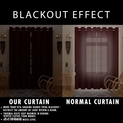 Dream Care Solid Blackout Curtains-thumb2