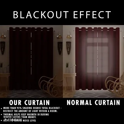 Dream Care Solid Blackout Curtains-thumb4