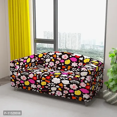 Classic Polyester Spandex Sofa Cover , Printed Big Elasticity Cover for Couch and Recliner , Flexible Stretch Sofa Slipcover for Four Seater (230-300cm)-thumb2