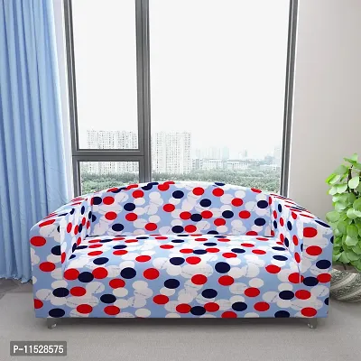 Classic Polyester Spandex Sofa Cover , Printed Big Elasticity Cover for Couch and Recliner , Flexible Stretch Sofa Slipcover for Four Seater (230-300cm)-thumb3