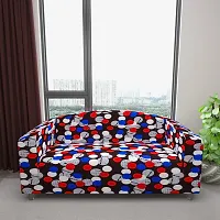 Classic Polyester Spandex Sofa Cover , Printed Big Elasticity Cover for Couch and Recliner , Flexible Stretch Sofa Slipcover for Four Seater (230-300cm)-thumb2