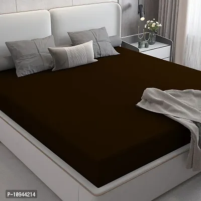 Waterproof Dust-Proof Mattress Cover For Queen Size Bed , Coffee, 66 x 78, Terry Cotton-thumb0