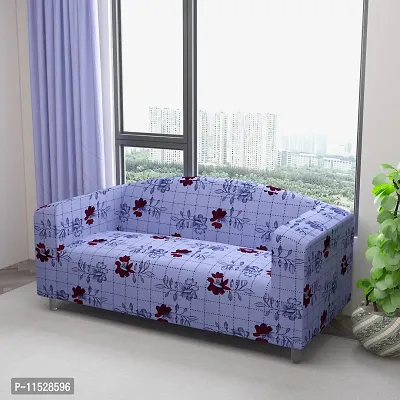 Classic Polyester Spandex Sofa Cover , Printed Big Elasticity Cover for Couch and Recliner , Flexible Stretch Sofa Slipcover for Four Seater (230-300cm)-thumb2