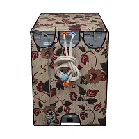 Lithara PVC Top Load Fully Automatic Washing Machine Cover For 8 Kg, 8.2 Kg, 8.5 Kg, 9 Kg | Size : 66 x 66 x 101.6 Cm | (Multicolor Design03)-thumb3