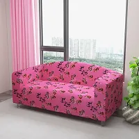 Classic Polyester Spandex Sofa Cover , Printed Big Elasticity Cover for Couch and Recliner , Flexible Stretch Sofa Slipcover for Three Seater (185-230cm)-thumb1