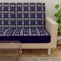 Classic Terry Cloth Printed Elastic Sofa Seat Cover 3 Seater , Flexible Stretchable Sofa Protector 23 Inch x 23 Inch Pack of 6-thumb3