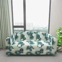 Classic Polyester Spandex Sofa Cover , Printed Big Elasticity Cover for Couch and Recliner , Flexible Stretch Sofa Slipcover for Three Seater (185-230cm)-thumb2