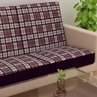 Classic Terry Cloth Printed Elastic Sofa Seat Cover 3 Seater , Flexible Stretchable Sofa Protector 23 Inch x 23 Inch Pack of 6-thumb2