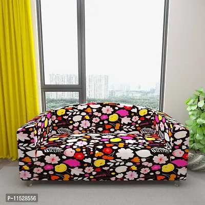 Classic Polyester Spandex Sofa Cover , Printed Big Elasticity Cover for Couch and Recliner , Flexible Stretch Sofa Slipcover for Four Seater (230-300cm)-thumb3