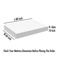 Lithara Waterproof Dustproof Terry Cotton Mattress Protector for King Size Bed 78x72-thumb2