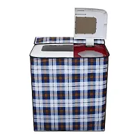 Lithara PVC Top Load Semi Automatic Washing Machine Cover For 7 Kg, 7.2 Kg, 7.5 Kg, 8 Kg | Size : 58.4 x 58.4 x 88.9 Cm | (Multicolor Design06)-thumb3