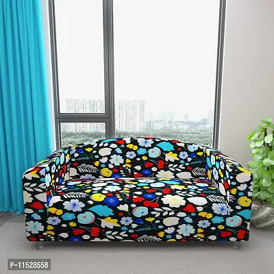 Classic Polyester Spandex Sofa Cover , Printed Big Elasticity Cover for Couch and Recliner , Flexible Stretch Sofa Slipcover for Four Seater (230-300cm)-thumb3