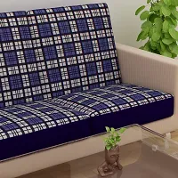 Terry Polycotton Elastic Sofa Cover 3 Seater Flexible Stretchable Sofa Seat Protector  Color  Blue  Size  23 Inch x 23 Inch   Pack of 6-thumb2