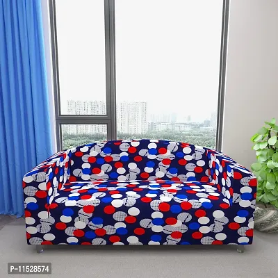 Classic Polyester Spandex Sofa Cover , Printed Big Elasticity Cover for Couch and Recliner , Flexible Stretch Sofa Slipcover for Four Seater (230-300cm)-thumb3