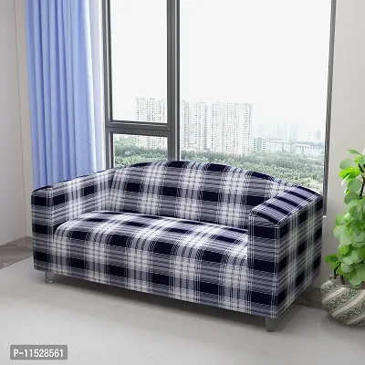 Classic Polyester Spandex Sofa Cover , Printed Big Elasticity Cover for Couch and Recliner , Flexible Stretch Sofa Slipcover for Four Seater (230-300cm)-thumb2