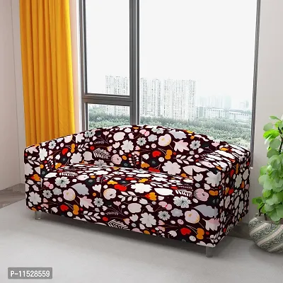 Classic Polyester Spandex Sofa Cover , Printed Big Elasticity Cover for Couch and Recliner , Flexible Stretch Sofa Slipcover for Four Seater (230-300cm)-thumb2