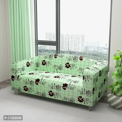 Classic Polyester Spandex Sofa Cover , Printed Big Elasticity Cover for Couch and Recliner , Flexible Stretch Sofa Slipcover for Four Seater (230-300cm)-thumb2