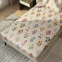 Comfortable Microfiber Printed Single Bedsheet with One Pillow Cover-thumb4