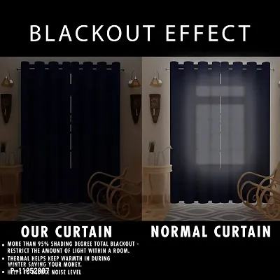 Dream Care Solid Blackout Curtains-thumb2