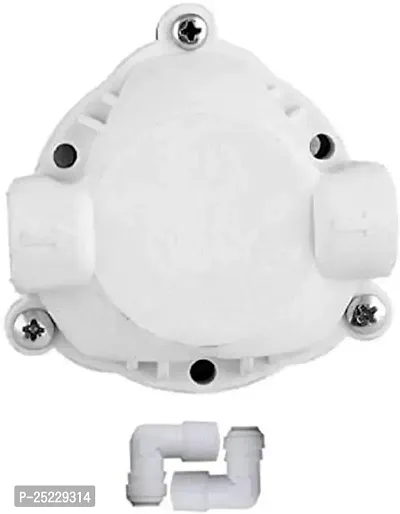 AQUALIQUID RO Booster Pump Head for All Type RO, White - 1 Pcs with 2 connectors-thumb0
