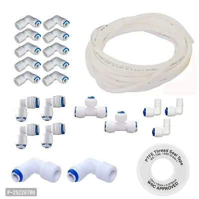 VINIXA Connector Pack Connectors Pack for RO UV UF Pipes Tubes Water Filters Purifiers-thumb0