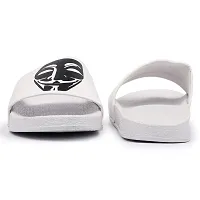 Foot Print Latest Sliders Comfort Flip Flops Grey , Black , White Colors Men's Slipper-thumb3