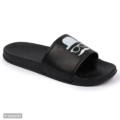 Foot Print Latest Sliders Comfort Flip Flops Grey , Black , White Colors Men's Slipper-thumb5
