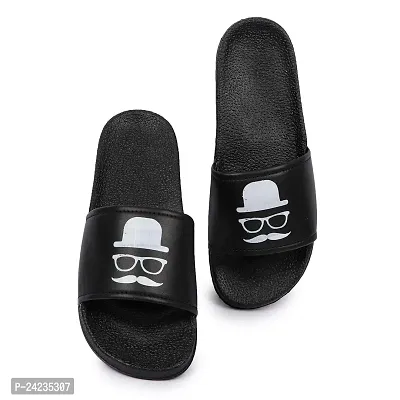 Foot Print Latest Sliders Comfort Flip Flops Grey , Black , White Colors Men's Slipper