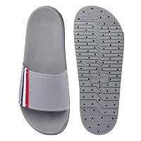 Foot Print Mens Sliders Comfort Flip Flops Black, Grey, Sky, White Colors Slipper-thumb3