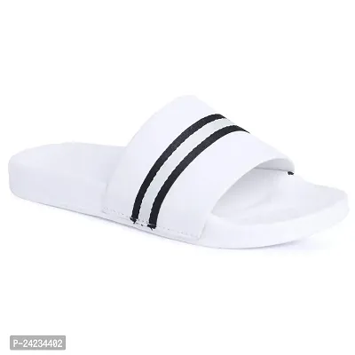 Foot Print Latest Sliders Comfort Flip Flops Grey, Black, White, Brown Colors Men's Slipper-thumb3