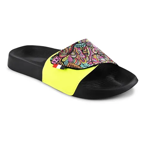 FOOTFIT Sliders Grey, Purple, Pink Stylish Flip Flop & Slippers