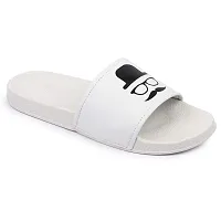 Foot Print Latest Sliders Comfort Flip Flops Grey , Black , White Colors Men's Slipper-thumb4